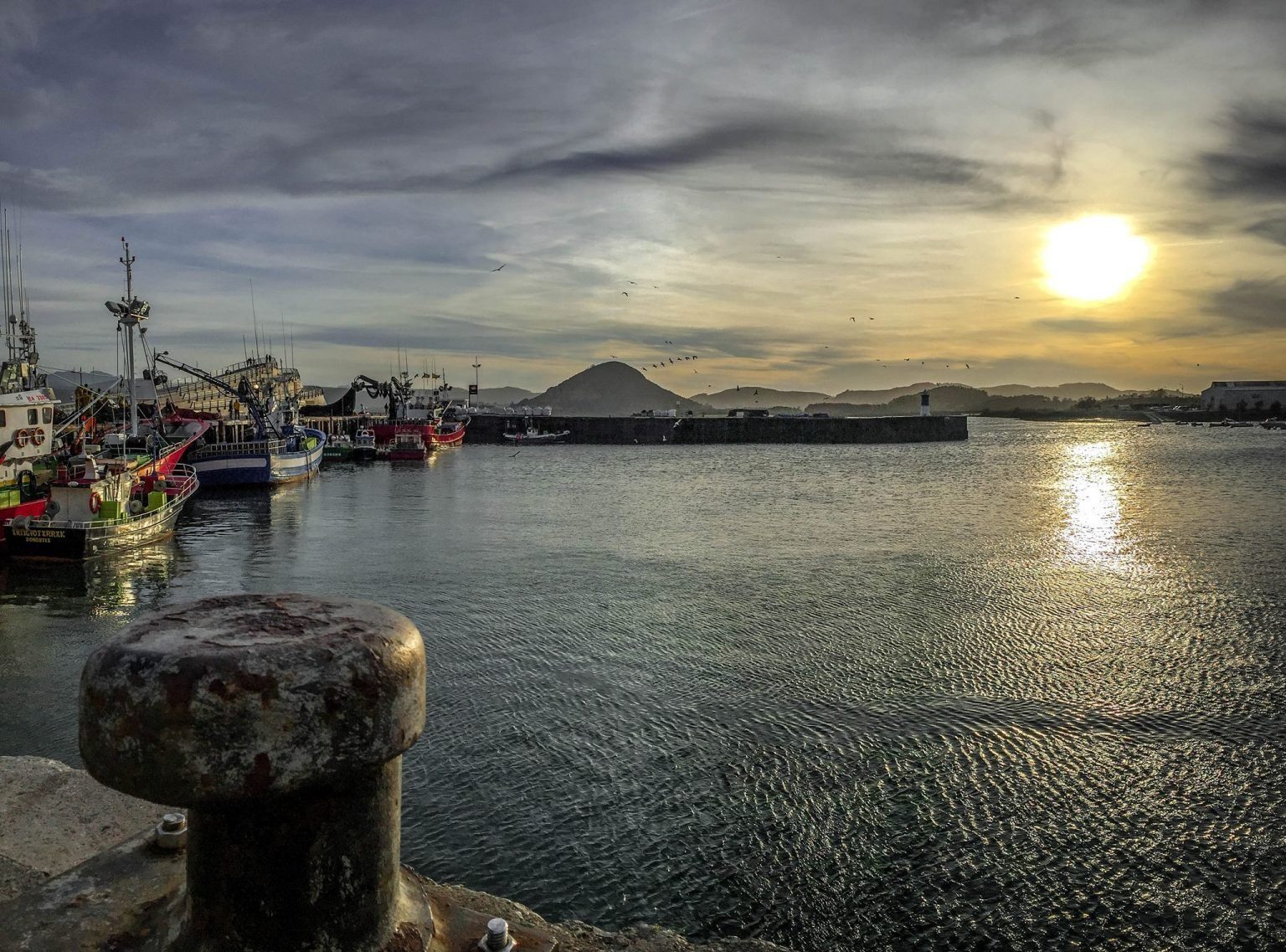 Atardecer en Santoña